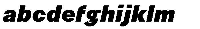 OT Magnet Black Italic FONT
