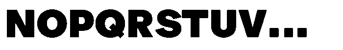 OT Magnet Black Font UPPERCASE