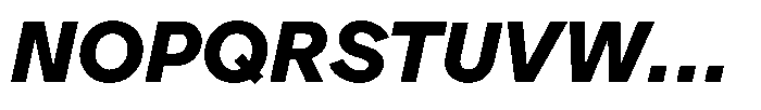 OT Magnet Bold Italic Font UPPERCASE