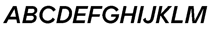 OT Magnet Book Italic Font UPPERCASE