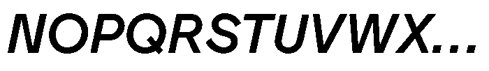 OT Magnet Book Italic Font UPPERCASE