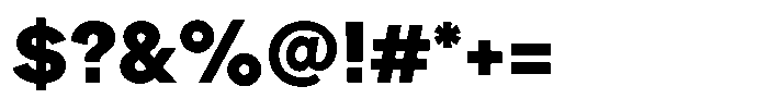 OT Magnet Heavy Font OTHER CHARS