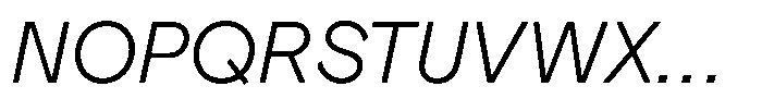OT Magnet Light Italic Font UPPERCASE