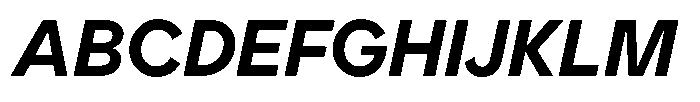 OT Magnet Medium Italic Font UPPERCASE