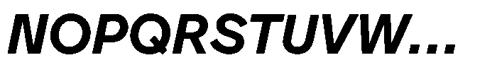 OT Magnet Medium Italic Font UPPERCASE