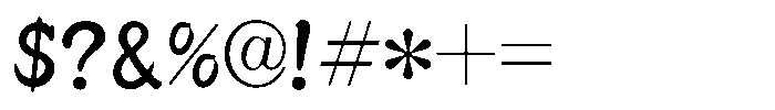 OT-NB Medium Font OTHER CHARS