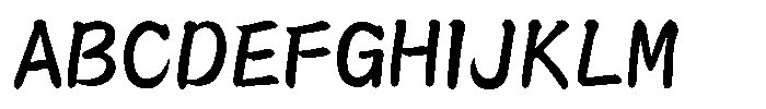 OT-NB Medium Font UPPERCASE
