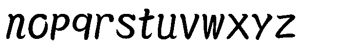 OT-NB Medium Font LOWERCASE