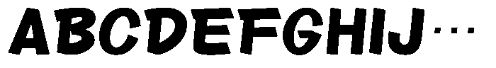 OT-NIS_A Ultra Bold Font UPPERCASE