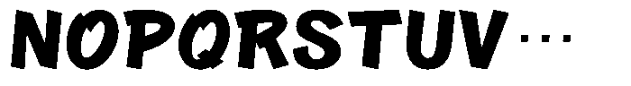 OT-NIS_A Ultra Bold Font UPPERCASE