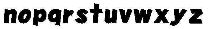 OT-NIS_A Ultra Bold Font LOWERCASE