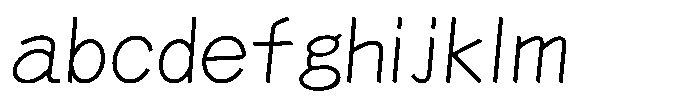 OT-NIS_A Ultra Light FONT