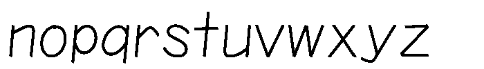 OT-NIS_A Ultra Light Font LOWERCASE