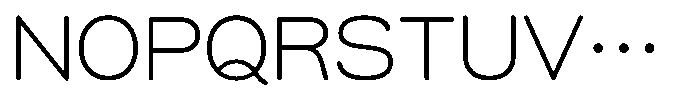 OT-NIS_ANN Light Font UPPERCASE