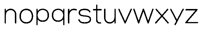 OT-NIS_ANN Light Font LOWERCASE