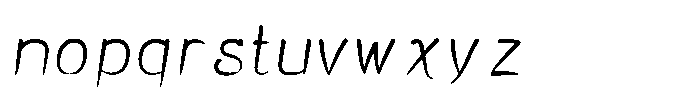 OT-NIS_ARA ARAD Light Font LOWERCASE