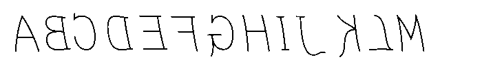 OT-NIS_ARA ARAR Light Font UPPERCASE