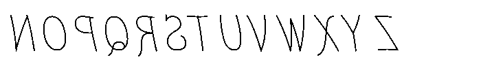 OT-NIS_ARA ARAR Light Font UPPERCASE
