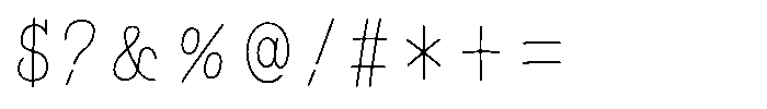 OT-NIS_ARA ARAS Light Font OTHER CHARS