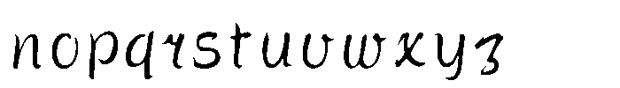 OT-NIS_AYA Light Font LOWERCASE