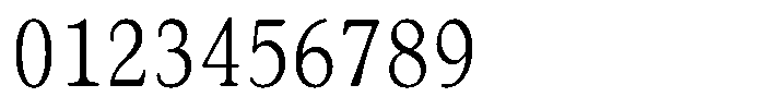 OT-NIS_BK Light Font OTHER CHARS