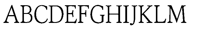 OT-NIS_BK Light Font UPPERCASE