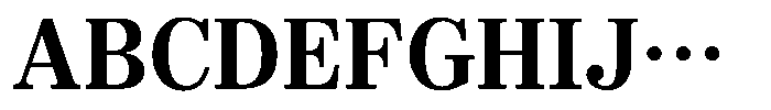 OT-NIS_CMS Bold Font UPPERCASE
