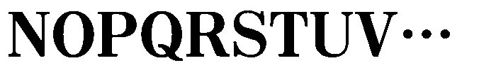 OT-NIS_CMS Bold Font UPPERCASE