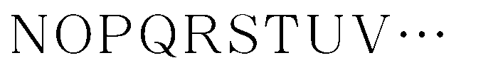 OT-NIS_CMS Ultra Light Font UPPERCASE
