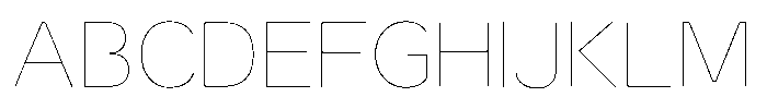 OT-NIS_CUL 2 Light Font UPPERCASE