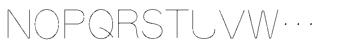 OT-NIS_CUL 2 Light Font UPPERCASE
