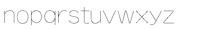 OT-NIS_CUL 2 Light Font LOWERCASE