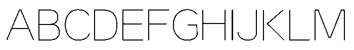 OT-NIS_CUL 3 Light Font UPPERCASE