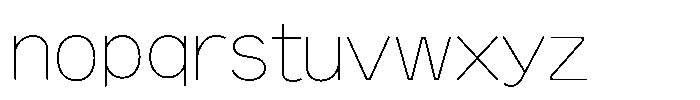 OT-NIS_CUL 3 Light Font LOWERCASE