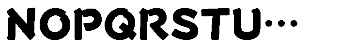 OT-NIS_EDO Ultra Bold Font UPPERCASE