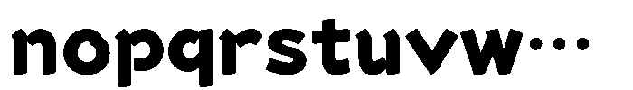 OT-NIS_EDO Ultra Bold Font LOWERCASE