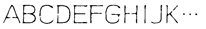 OT-NIS_GIN Light Font UPPERCASE
