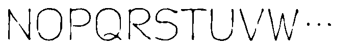 OT-NIS_GIN Light Font UPPERCASE