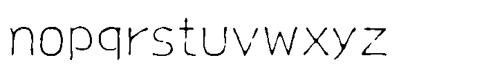 OT-NIS_GIN Light Font LOWERCASE