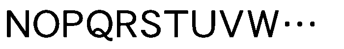 OT-NIS_HEG Medium Font UPPERCASE