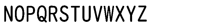 OT-NIS_HER Regular Font UPPERCASE