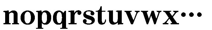 OT-NIS_JM Ultra Bold Font LOWERCASE