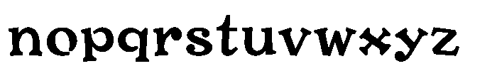 OT-NIS_JYA Medium Font LOWERCASE