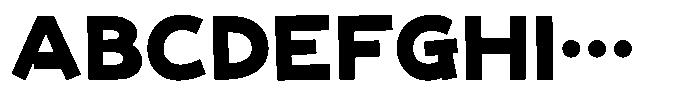 OT-NIS_JYA Ultra Bold Font UPPERCASE