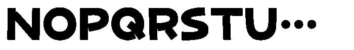 OT-NIS_JYA Ultra Bold Font UPPERCASE