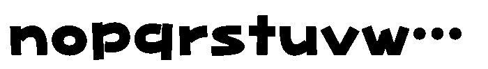 OT-NIS_JYA Ultra Bold Font LOWERCASE