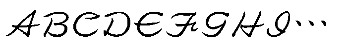 OT-NIS_K Light Font UPPERCASE