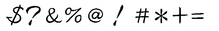 OT-NIS_K Regular Font OTHER CHARS