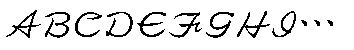 OT-NIS_K Regular Font UPPERCASE