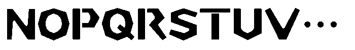 OT-NIS_KAG Ultra Bold Font UPPERCASE